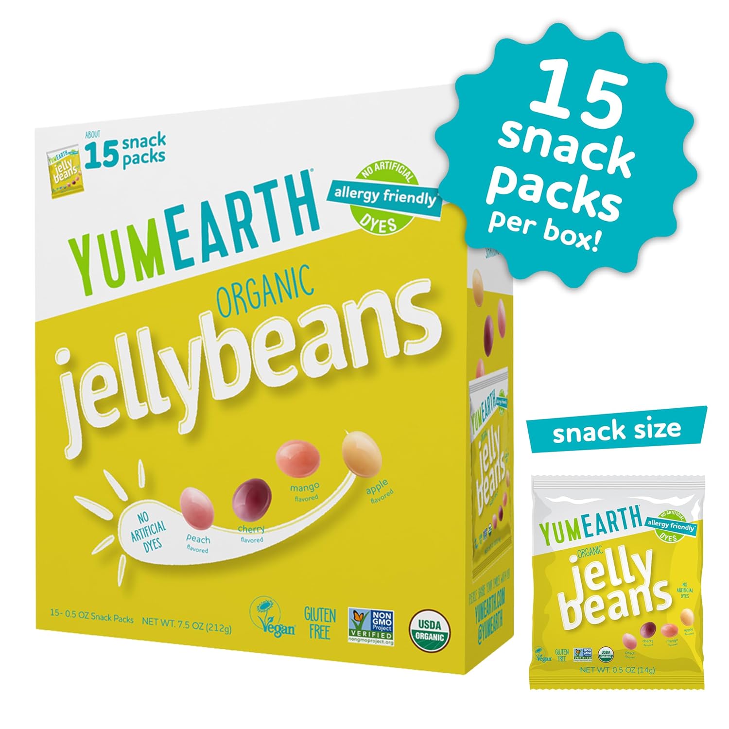 colored with organic fruit and vegetable juice concentrates instead of artificial dyes
