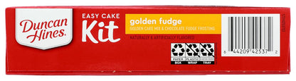 comes with a pouch of chocolate fudge frosting for finishing