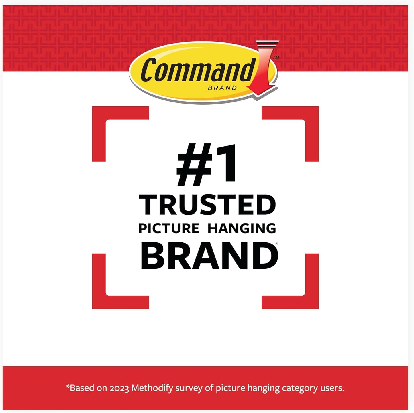 Command 20 Lb XL Heavyweight Picture Hanging Strips, Damage Free Wall Decor Solution for Living Room Gallery Walls and Cozy Bedroom Styling, 8 Pairs White Adhesive Strips