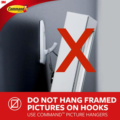 Command 5 lb Universal Picture Hanger for Staircase Walls, Secure Hold with No Wall Damage