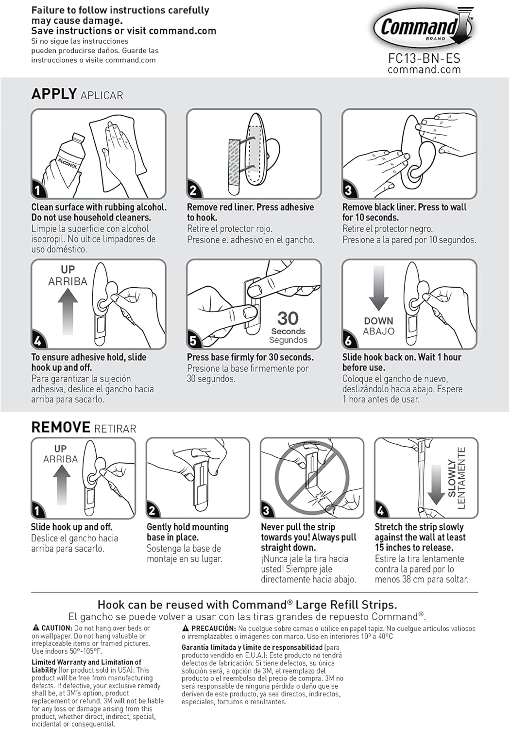 Command 5 lb Wall Hooks, Clean Removal Design for Safe Renter-Friendly Hanging