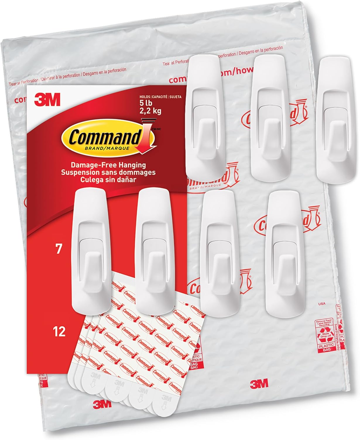Command Damage Free Hooks – Renter Safe Wall Hooks for Holiday Decorating Without Wall Repair