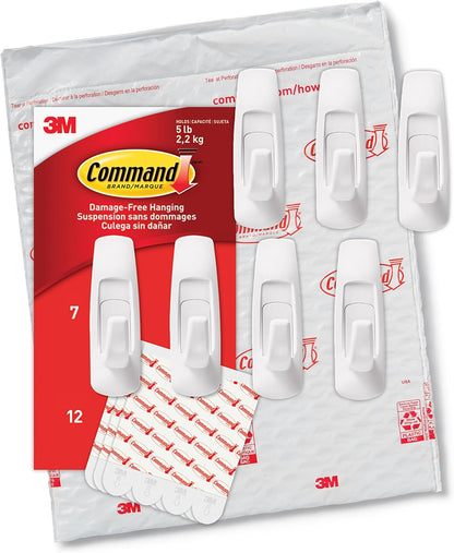 Command Damage Free Hooks – Renter Safe Wall Hooks for Holiday Decorating Without Wall Repair
