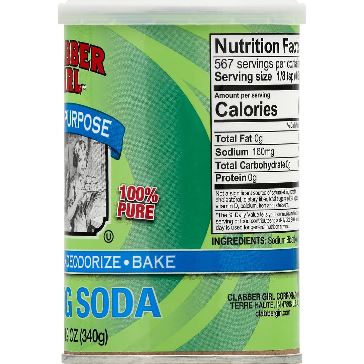compact 2.75 x 2.75 x 4 inch canister for easy pantry or under-sink storage