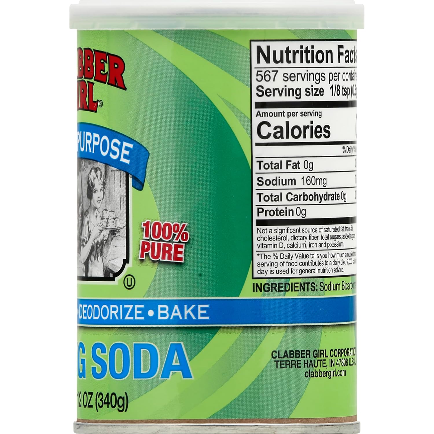 compact 2.75 x 2.75 x 4 inch canister for easy pantry or under-sink storage
