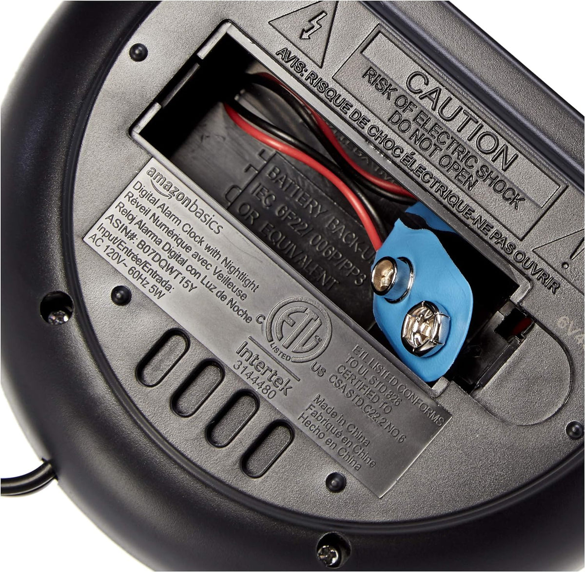 compact 4.5 x 3.5 x 2.4 inch oval plastic housing weighing 0.4 lbs