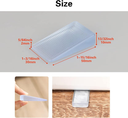 compact dimensions: 50mm length x 30mm width, stackable for wider gaps