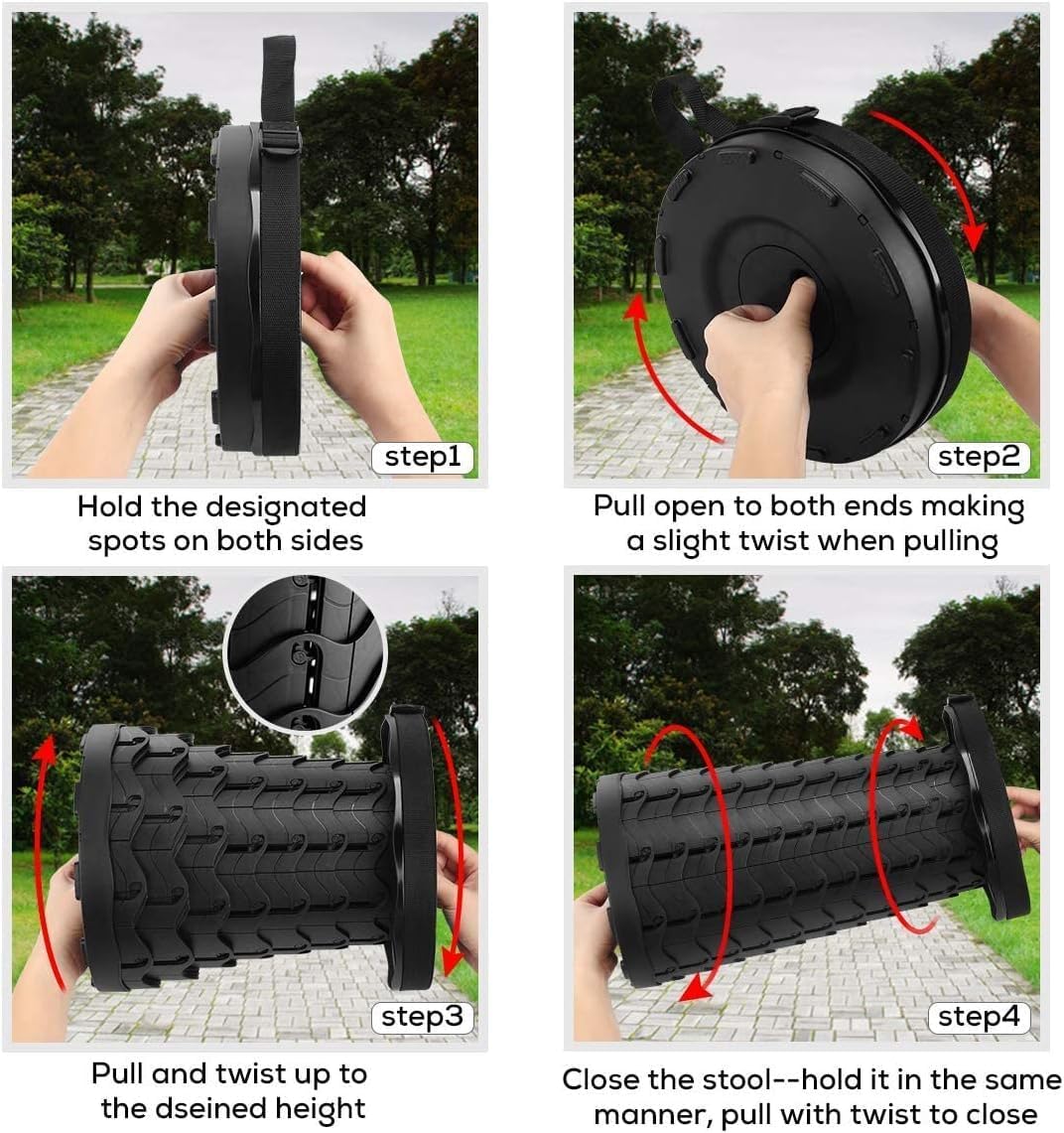 compact folded size of 10 x 2.56 inches with 22-inch adjustable shoulder strap