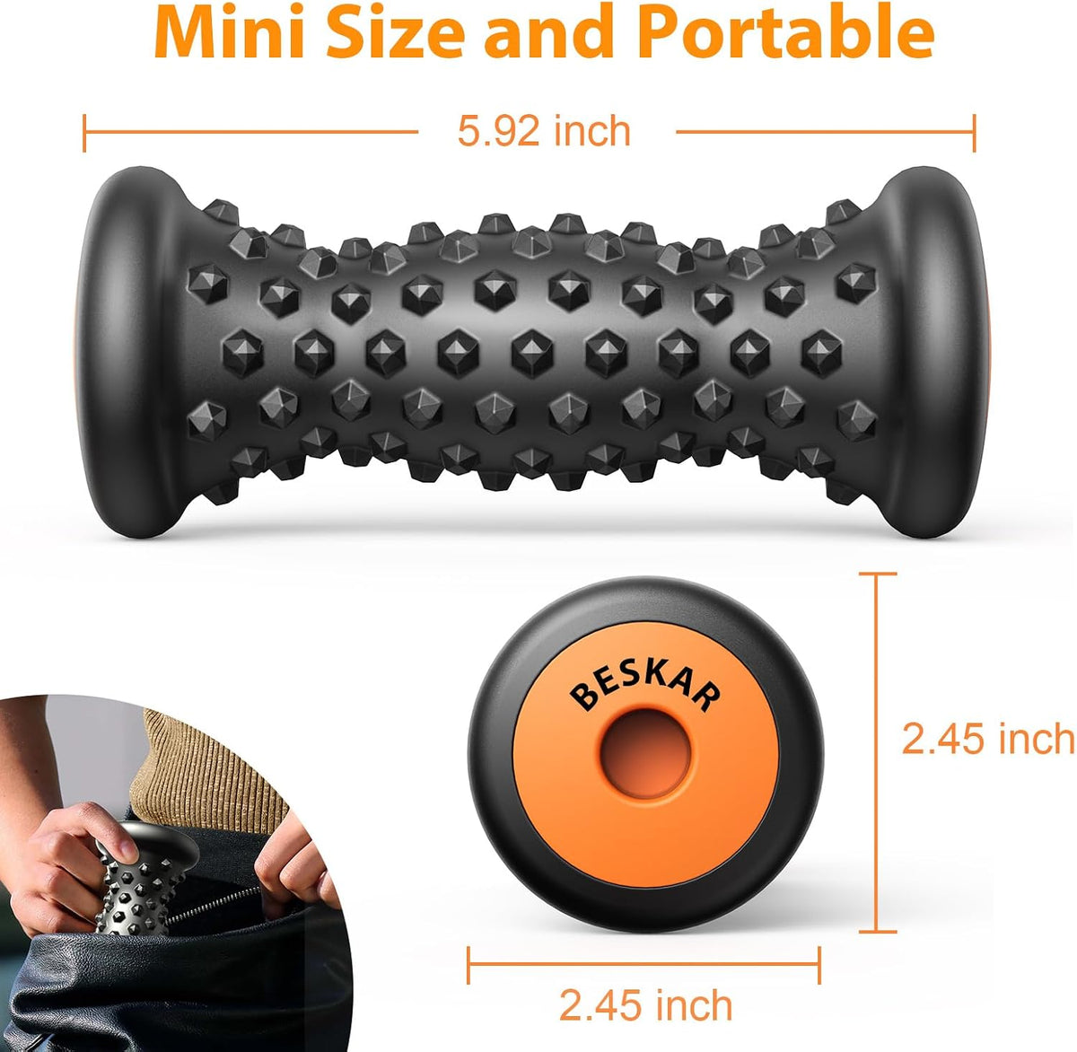 compact, lightweight build roughly the size of an iphone for true portability