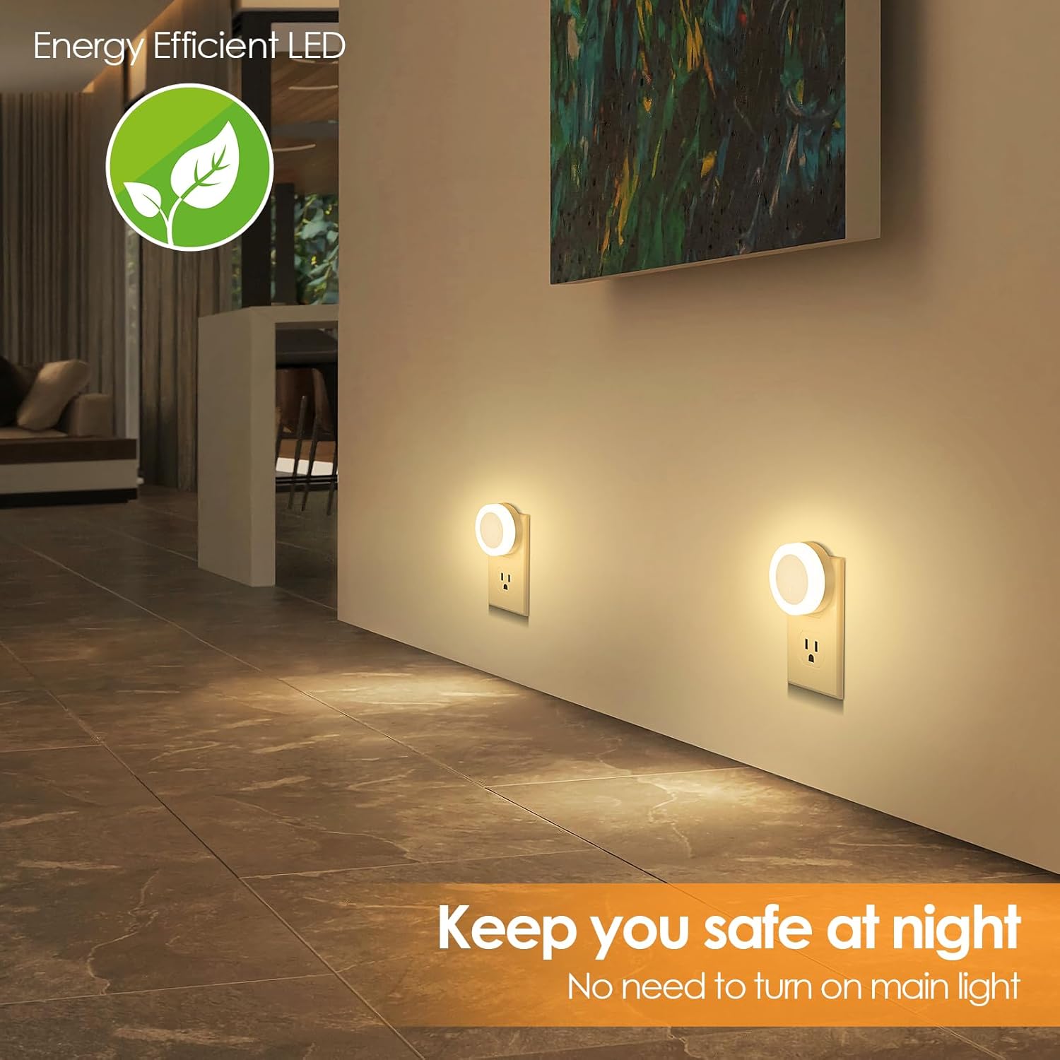 compact plug-in form factor that preserves the adjacent outlet