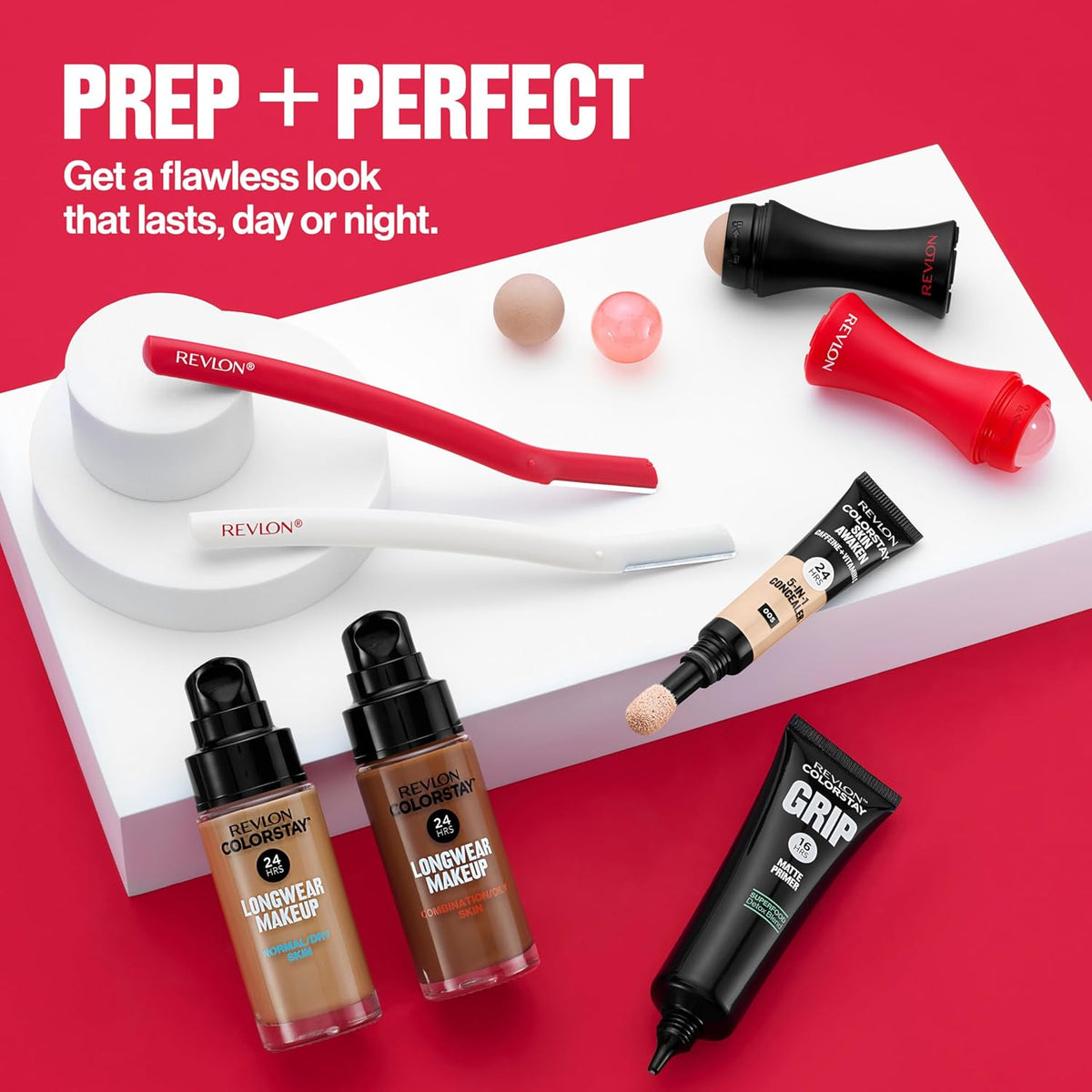 Revlon Volcanic Roller – Wellness Ritual Pick for the Dressing Table, Natural Shine Control Anytime