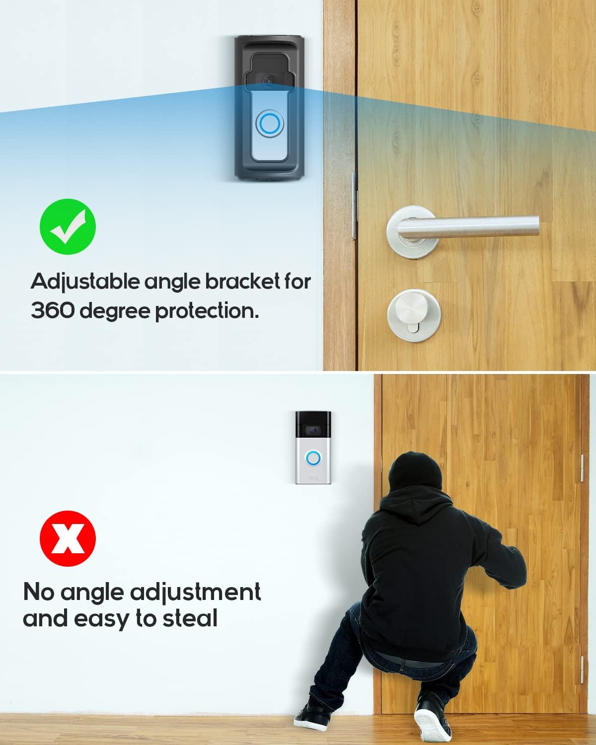 compatibility with ring battery doorbell, battery doorbell plus, and battery doorbell pro