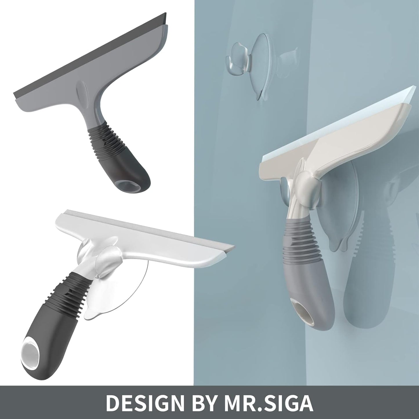 compatible suction hook for tool-free wall mounting on smooth surfaces