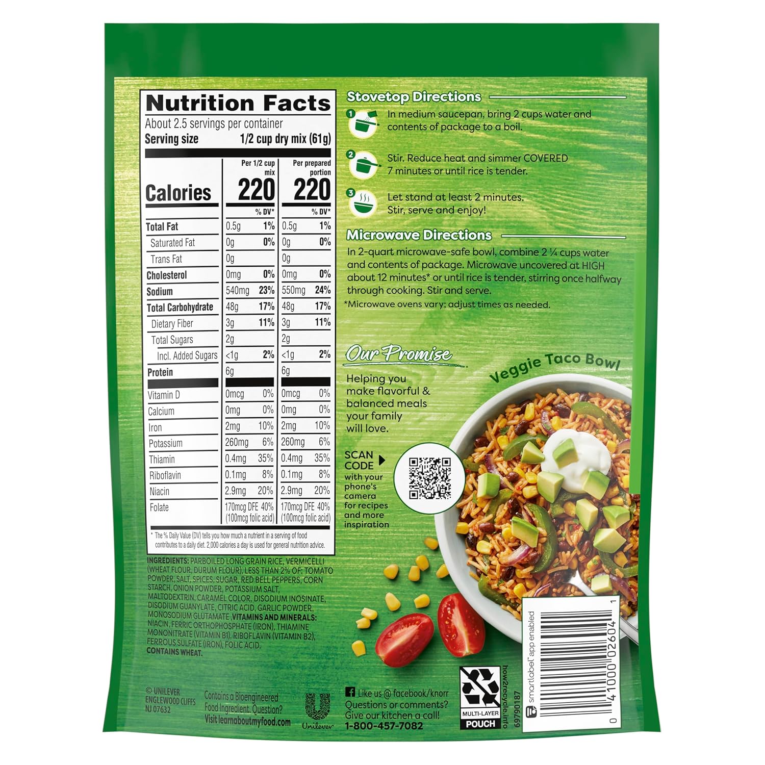 compatible with both stovetop and microwave preparation