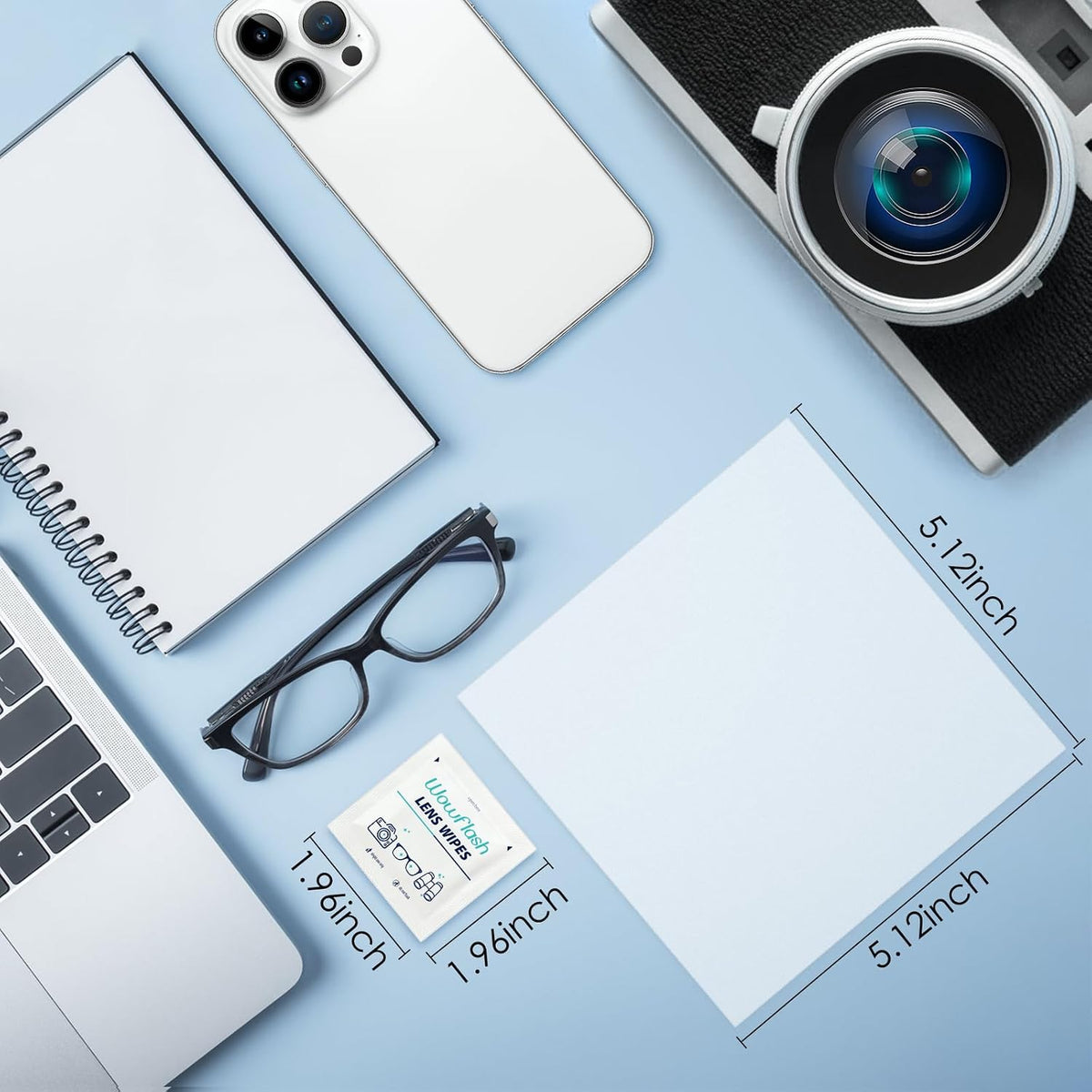 compatible with eyeglasses, sunglasses, camera lenses, and goggles