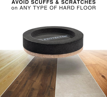 compatible with hardwood, laminate, linoleum, and tile hard surfaces
