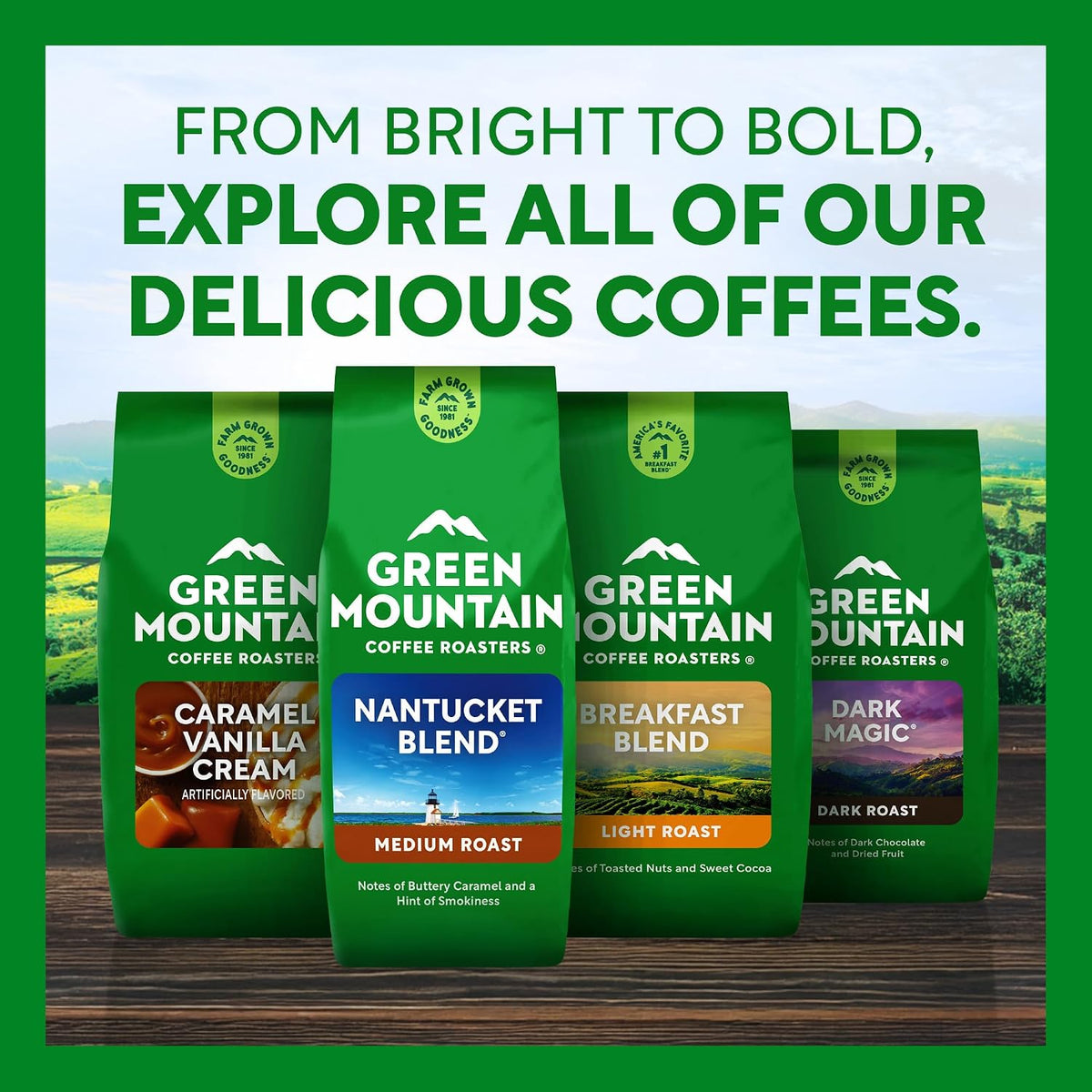 Green Mountain Caramel Vanilla Cream Ground Coffee – Sophisticated Host Kitchen Pairing, Dessert-Style Coffee