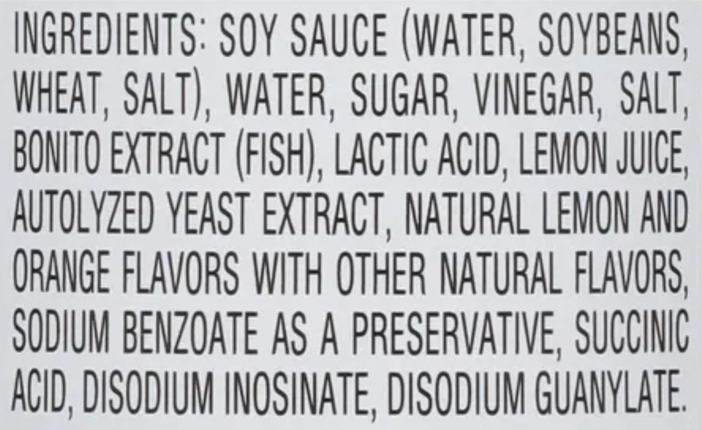compatible with meats, poultry, seafood, vegetables, tofu, sushi, and sashimi