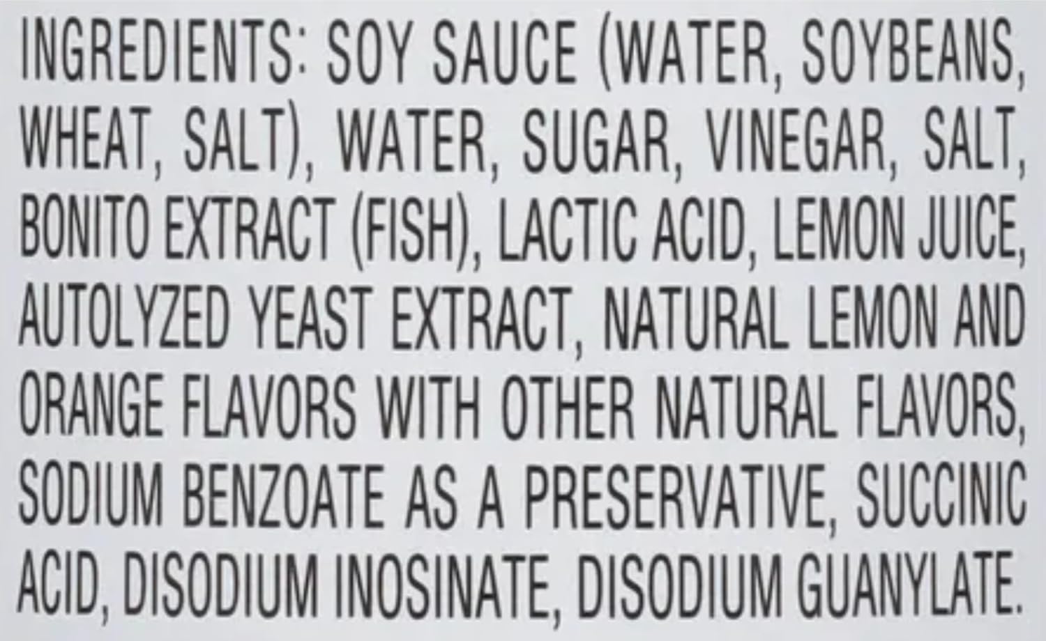 compatible with meats, poultry, seafood, vegetables, tofu, sushi, and sashimi