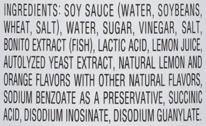 compatible with meats, poultry, seafood, vegetables, tofu, sushi, and sashimi