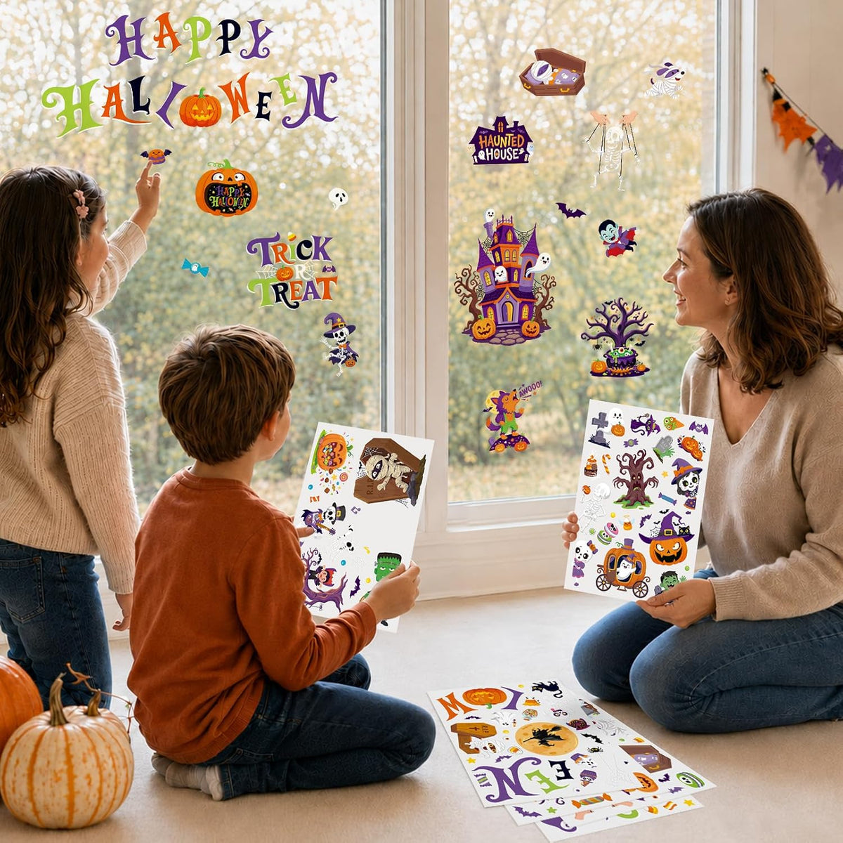 compatible with windows, glass doors, mirrors, refrigerators, and other smooth non-porous surfaces