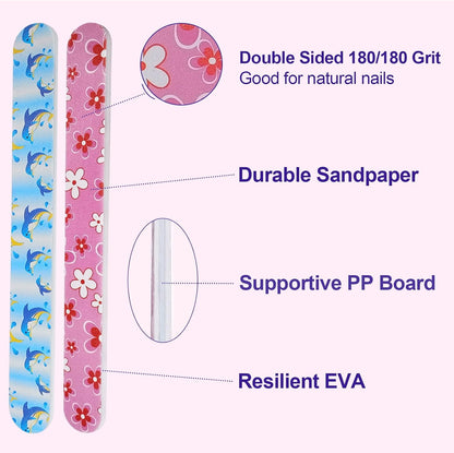 composite build using high-grade sandpaper, eva, and emery board for durability