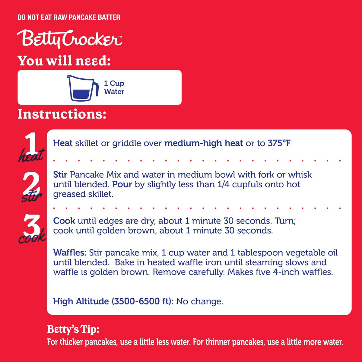 Betty Crocker Buttermilk Pancake and Waffle Mix – Customizable Waffles for a Family Brunch