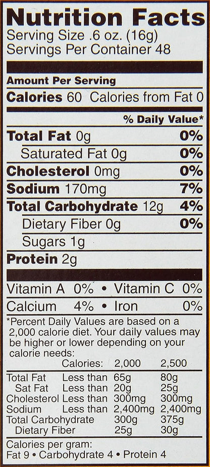 contains enriched wheat flour, barley flour, and milk, with milk declared as an allergen