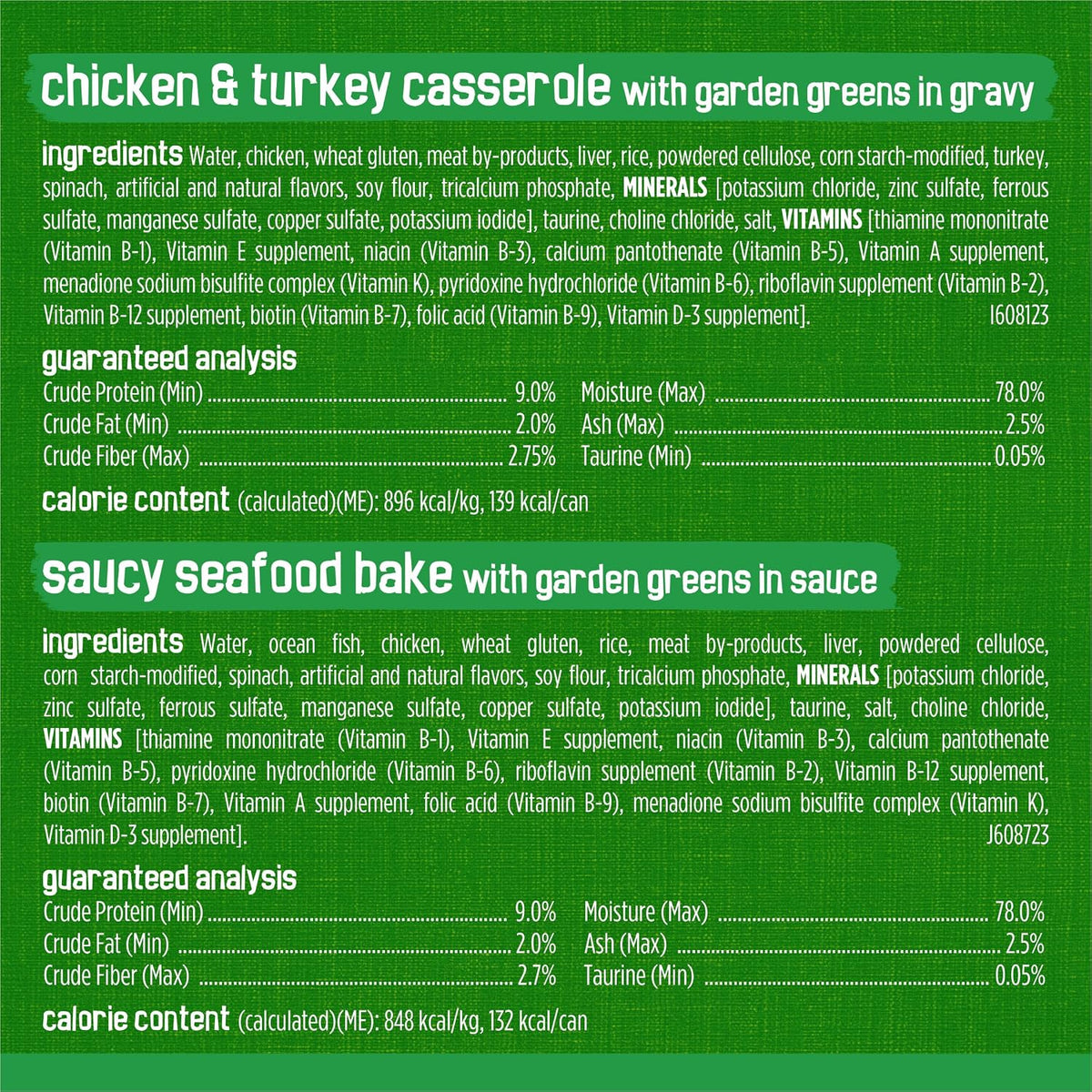contains no artificial colors or artificial preservatives