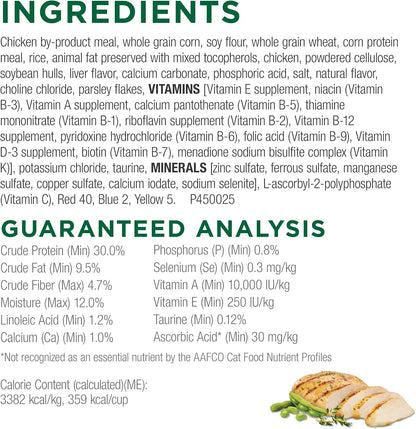 contains omega-6 fatty acids in a crunchy pellet format