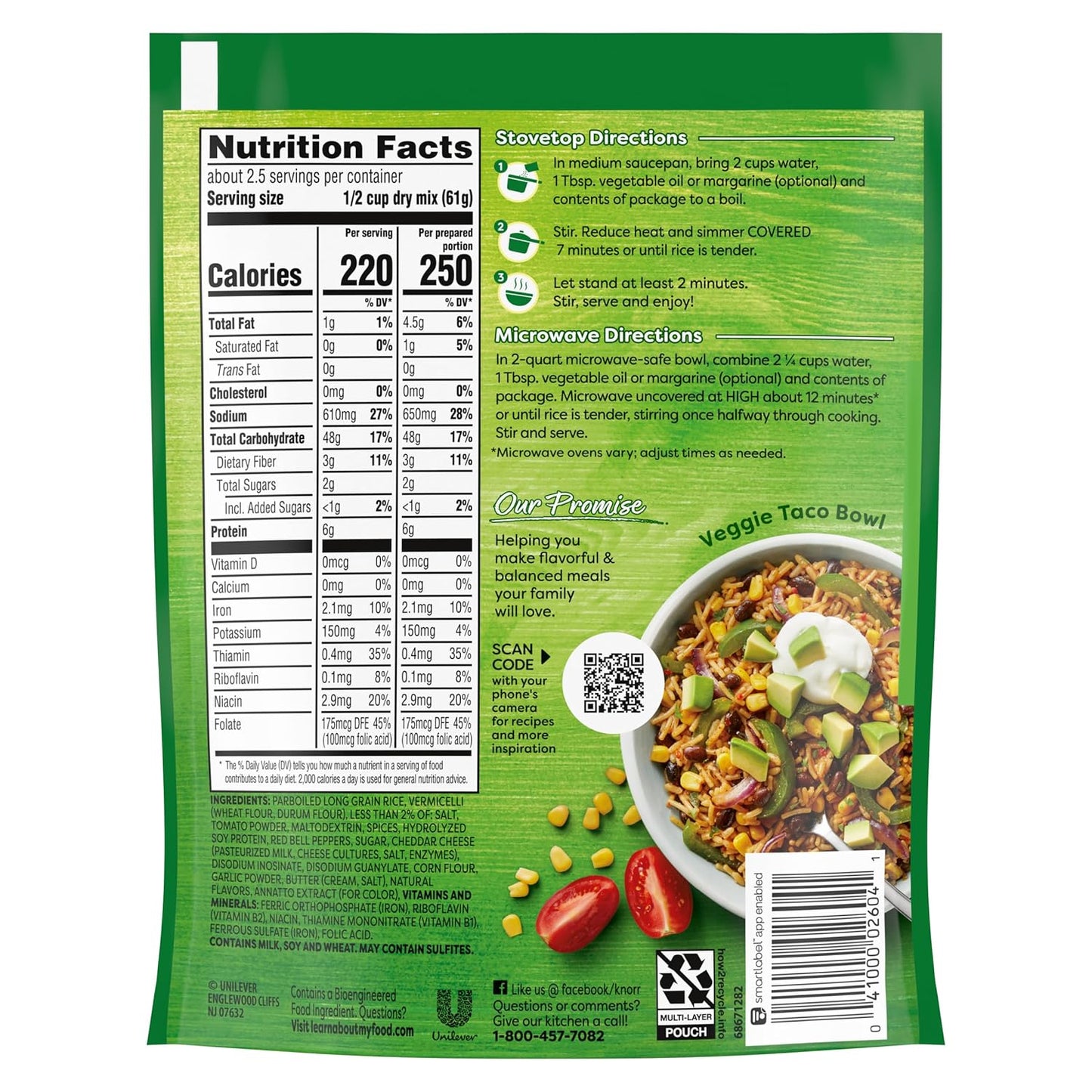 contains real cheddar cheese, tomato powder, and bell peppers for taco flavor authenticity