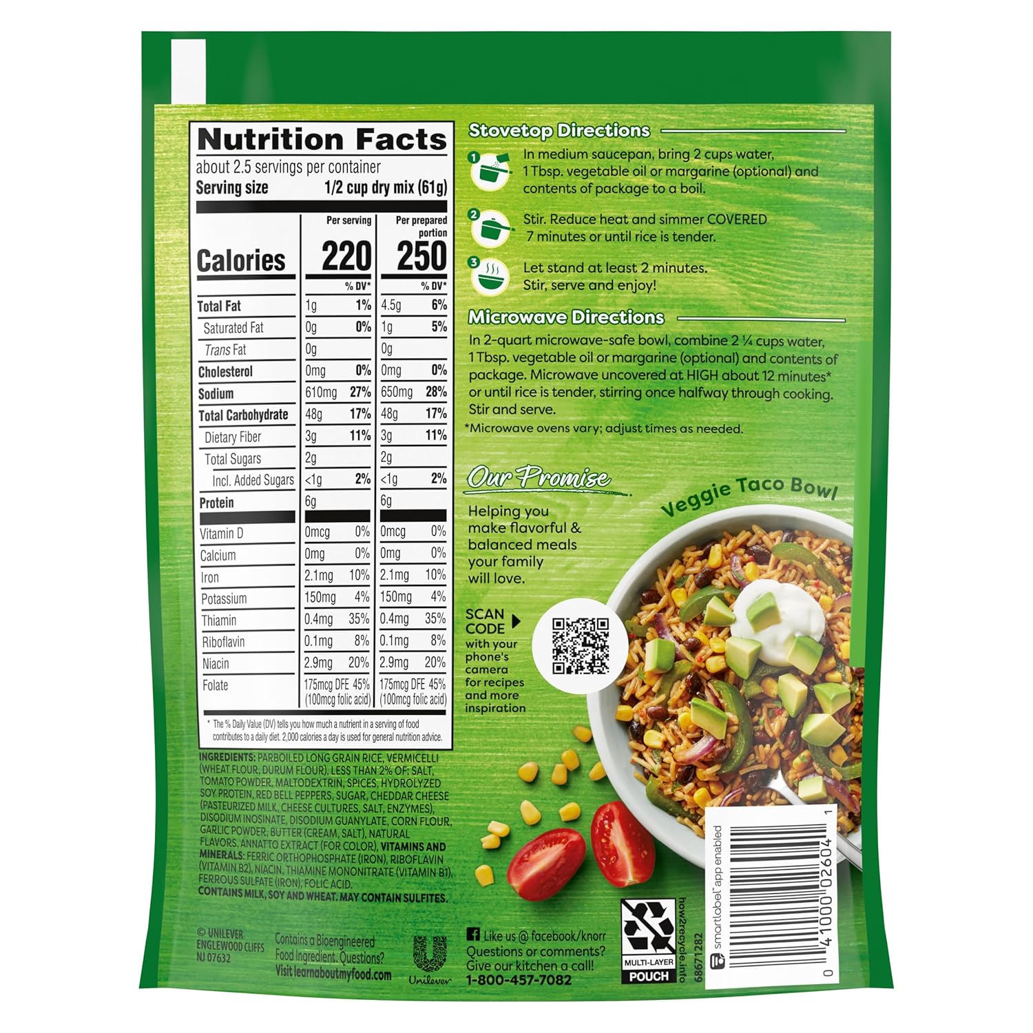 contains real cheddar cheese, tomato powder, and bell peppers for taco flavor authenticity