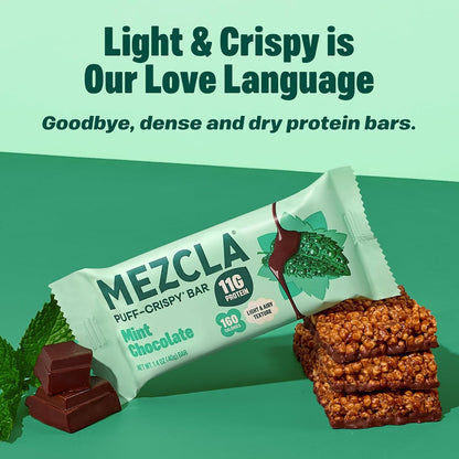 contains tree nuts; the mint chocolate formula includes almond butter, while the range also includes peanut, pistachio, and hazelnut varieties
