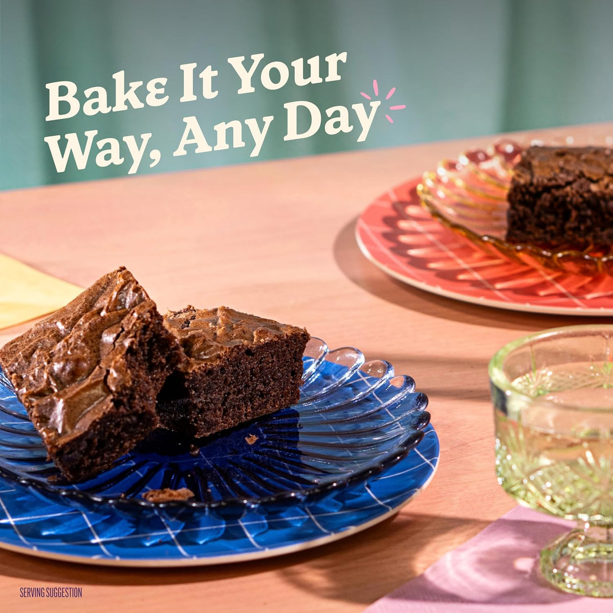 Betty Crocker Supreme Chocolate Chunk Brownie Mix for Birthday Parties, Simple Treats Kids Can Share