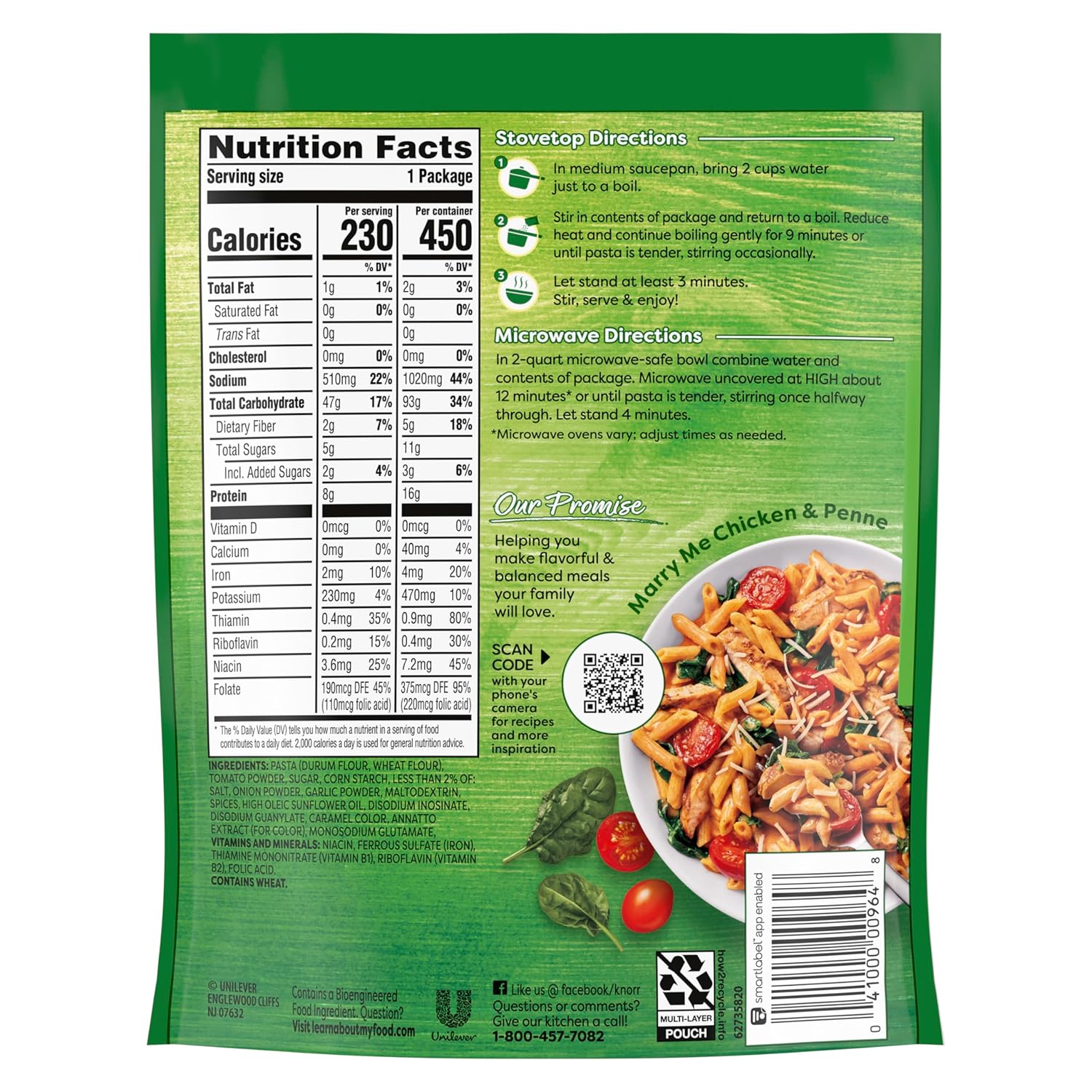 cooks in approximately 9 minutes on stovetop or microwave