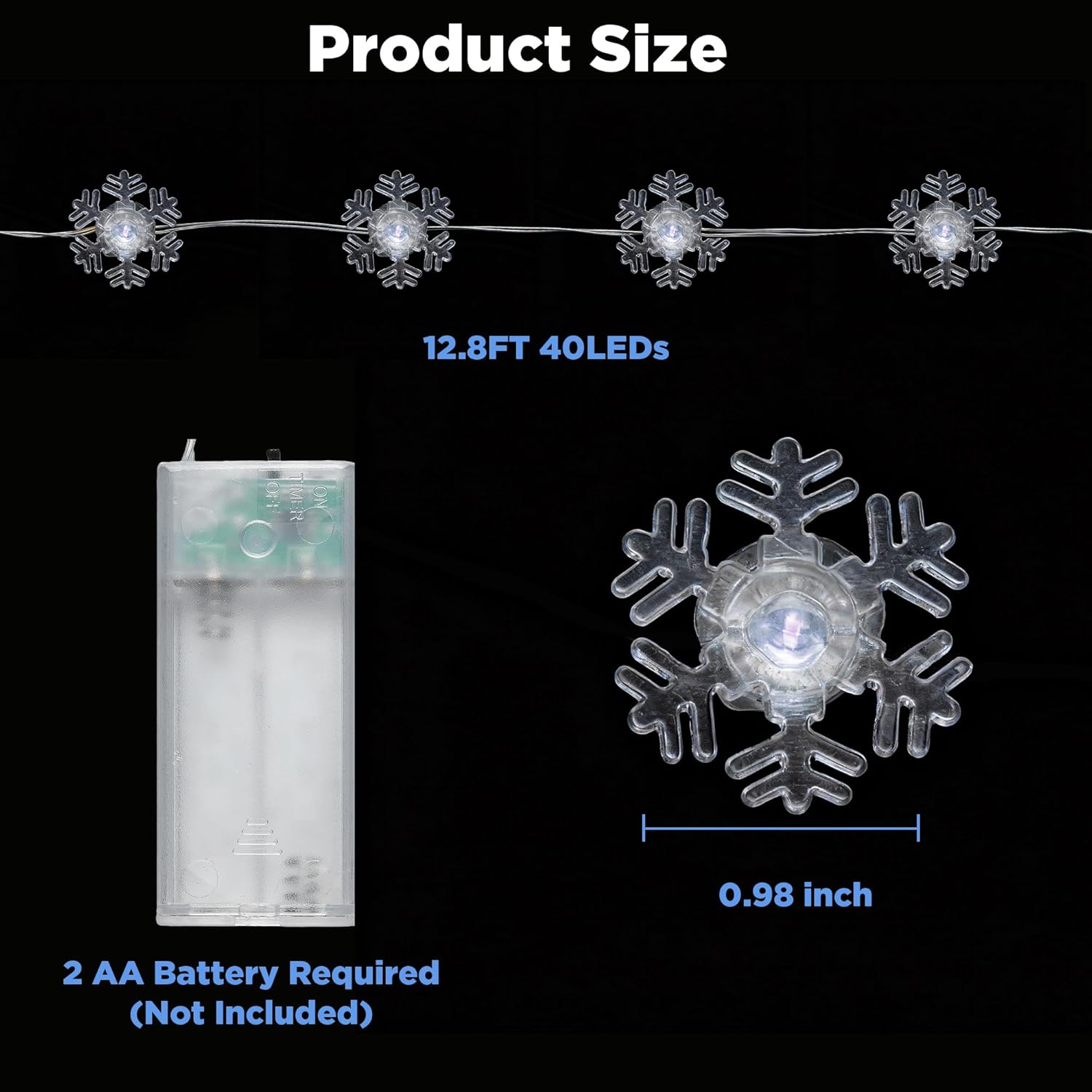 cool white light source for crisp winter ambiance