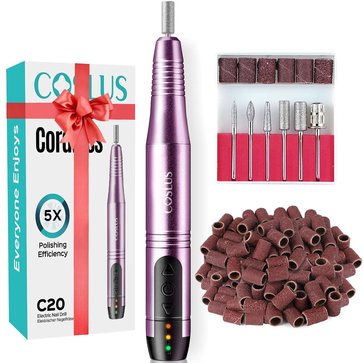 cordless battery-powered pen-shaped design weighing only 0.2 lbs