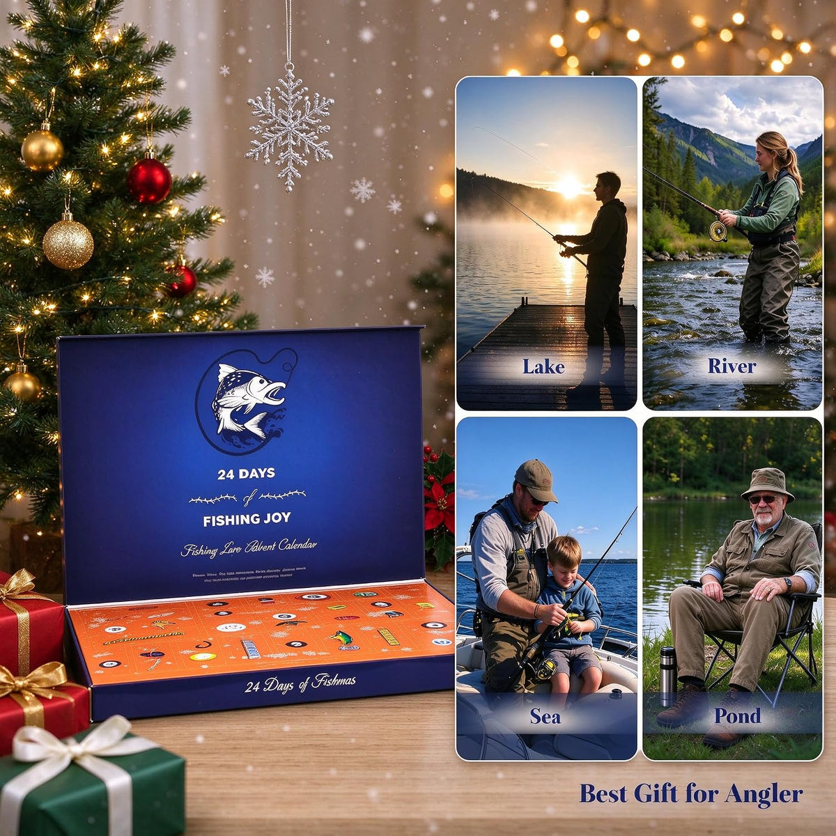 corrosion-resistant hooks and durable abs bodies rated for freshwater, saltwater and fly fishing