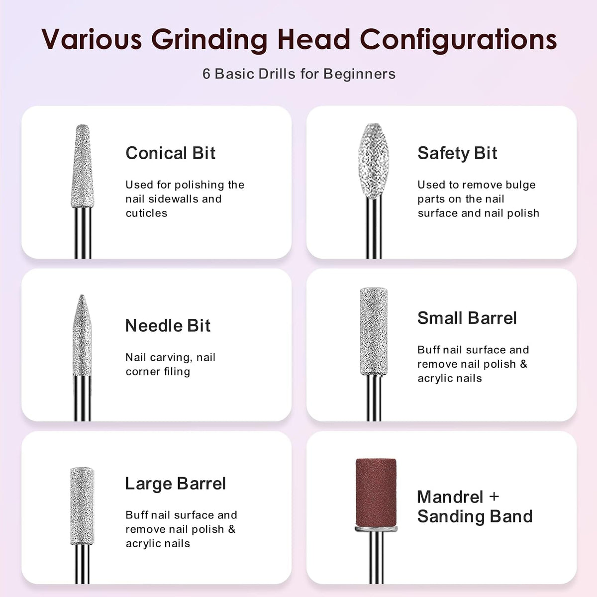 COSLUS C20 Lightweight Cordless Nail File – Nightly Wellbeing Routine Must-Have for Stress-Free At-Home Manicures