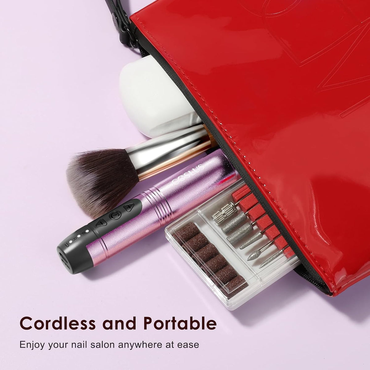 COSLUS C20 Lightweight Cordless Nail File – Nightly Wellbeing Routine Must-Have for Stress-Free At-Home Manicures