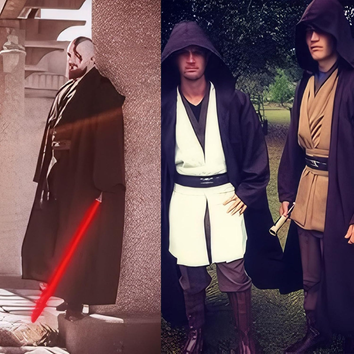 Cosplaysky Hooded Cloak Tunic – Weather-Resistant Robe for Renaissance Fairs and Outdoor Festivals