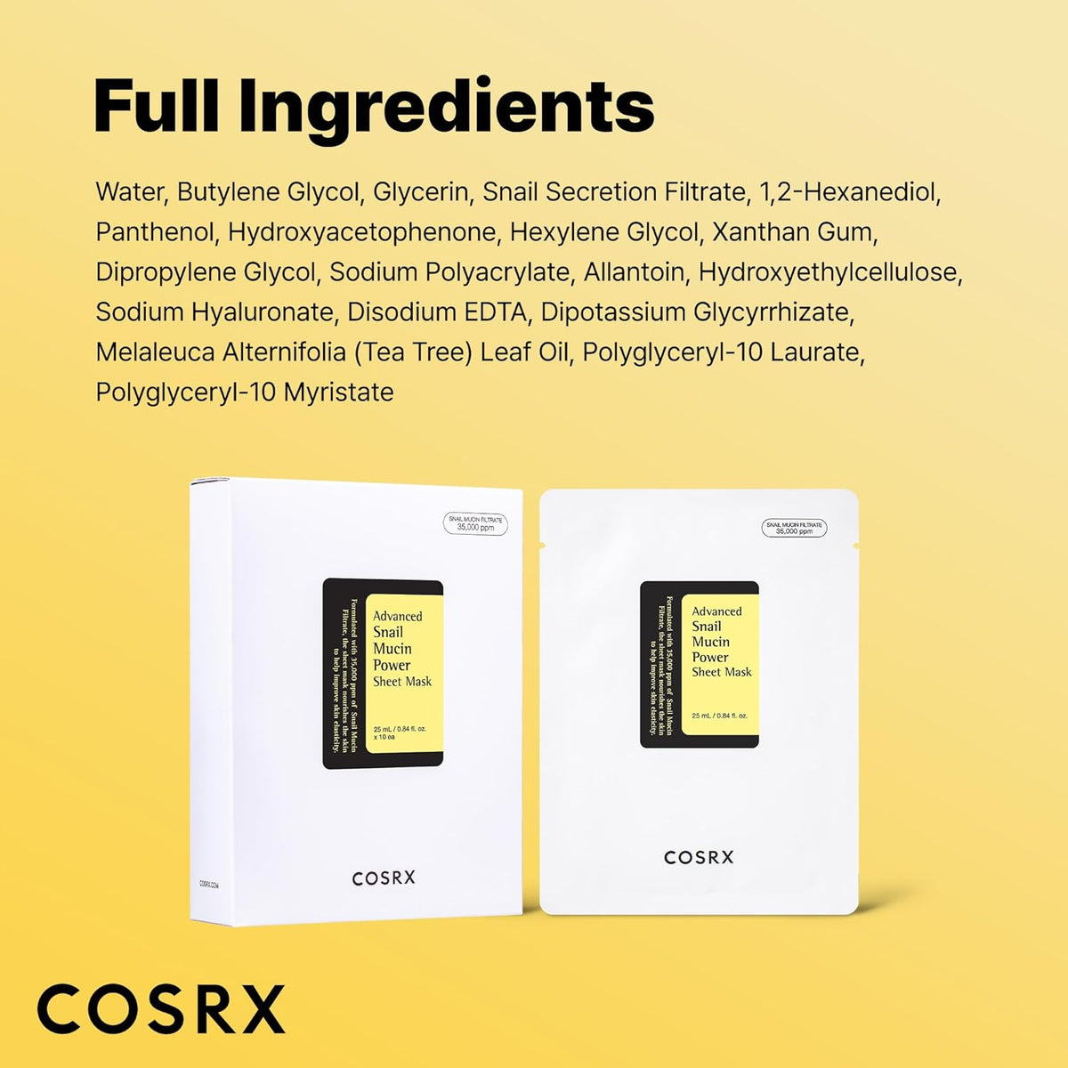 COSRX Snail Mucin Face Mask – Calming Korean Skincare for Stress Relief and Self-Care Sundays