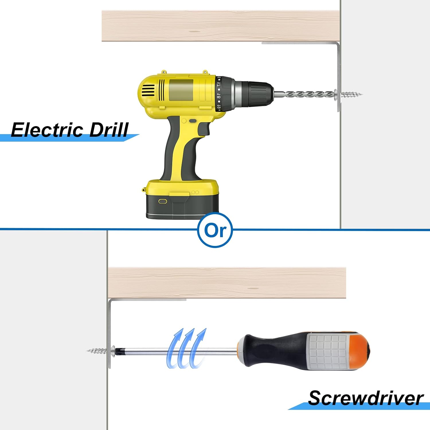 countersunk mounting holes for flush screw installation