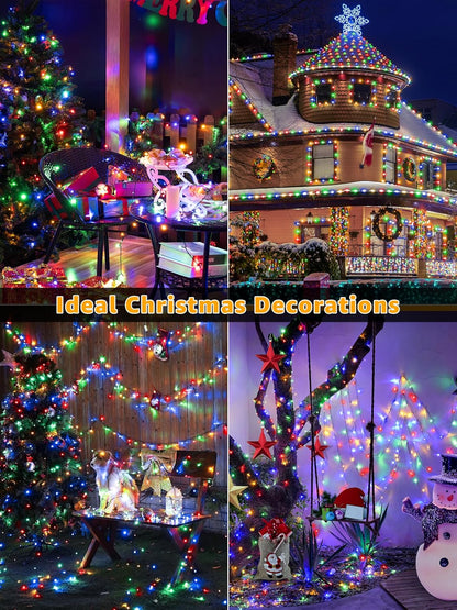 CozyHOME LED Lights with Auto Shutoff Timer – Sleep Safe, Allergen Free & Cool Surface Holiday String Lights
