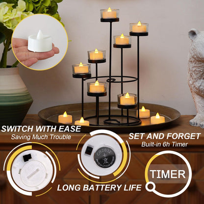 cr2032 240 mah button cell battery, included, delivering 150+ hours of light
