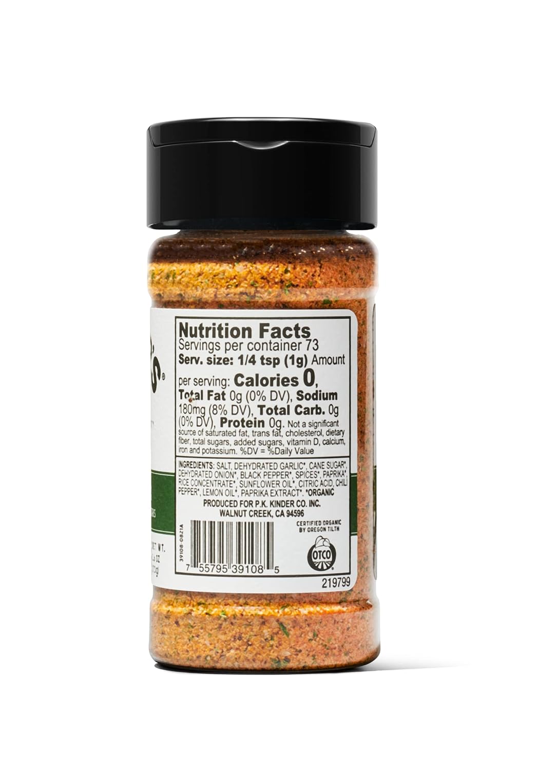 cracked pepper, garlic, onion, lemon, and herb santa maria-style blend