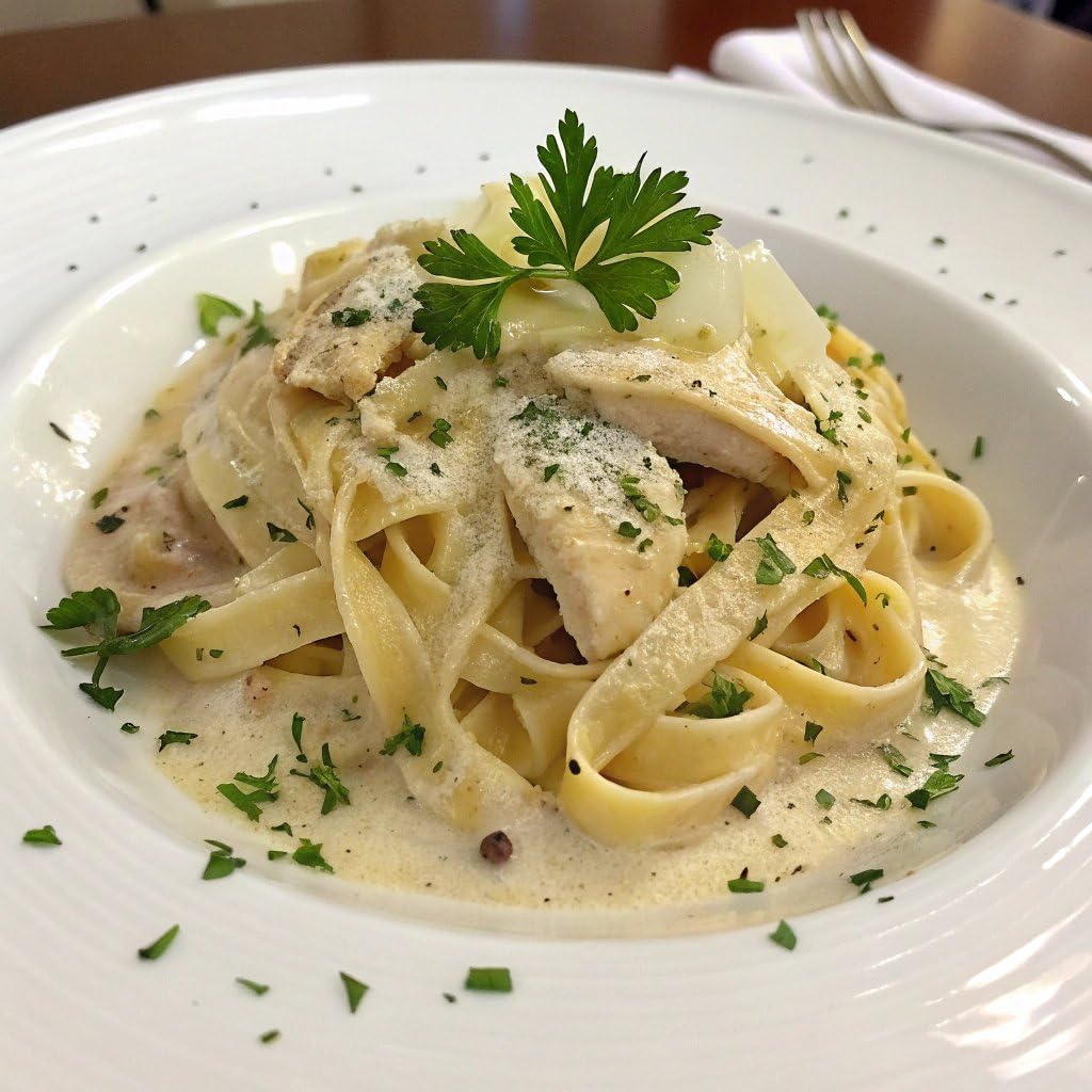 creamy alfredo sauce with parmesan, asiago, and romano cheese blend