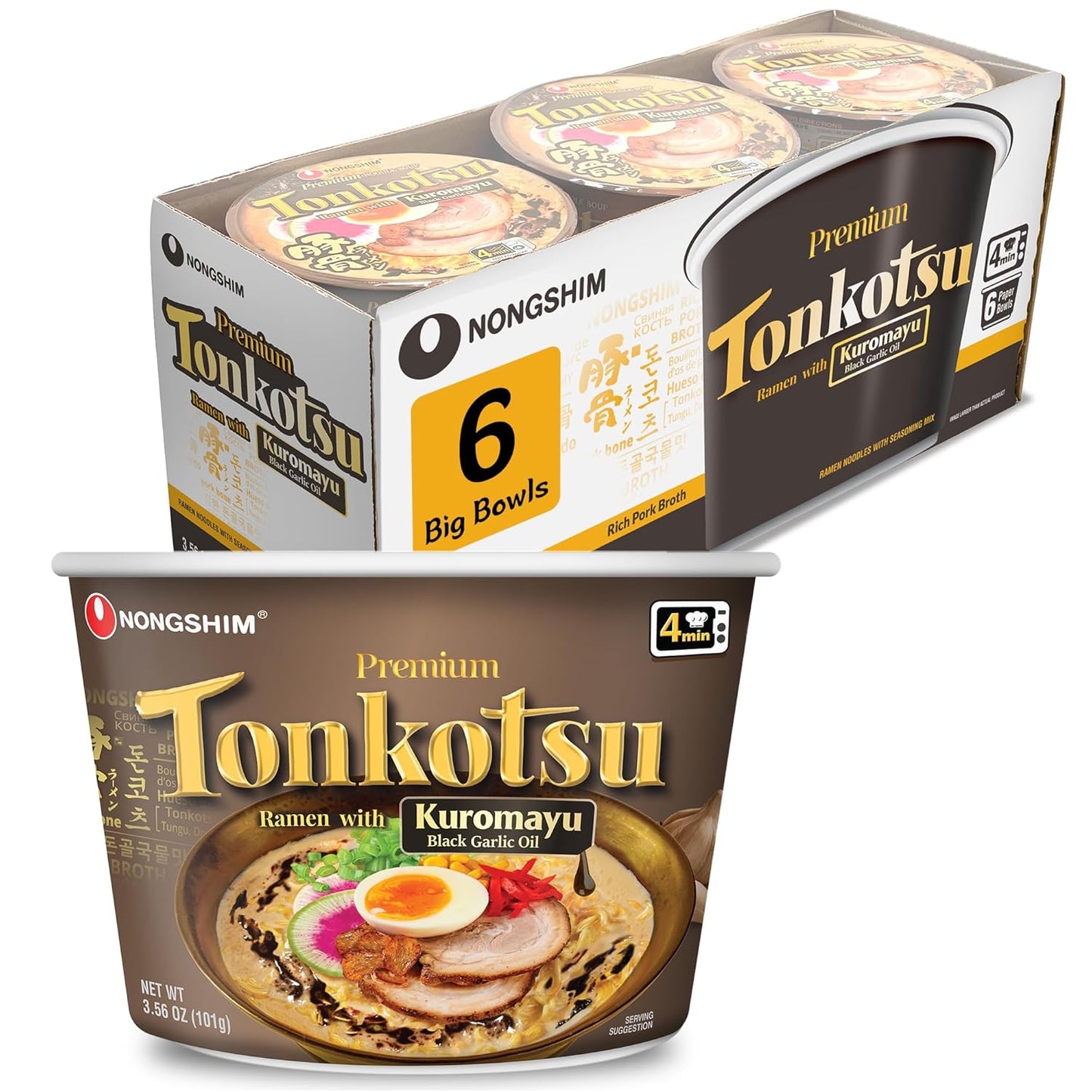 creamy pork-bone tonkotsu broth base