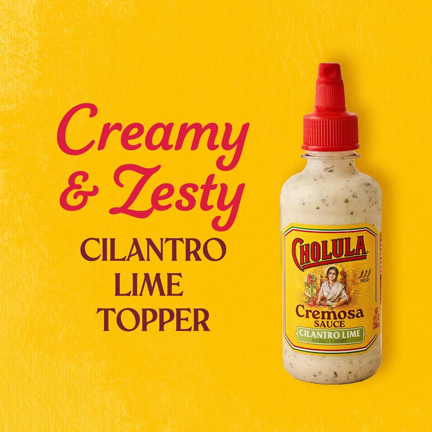 creamy, pourable consistency that clings to food without thinning out