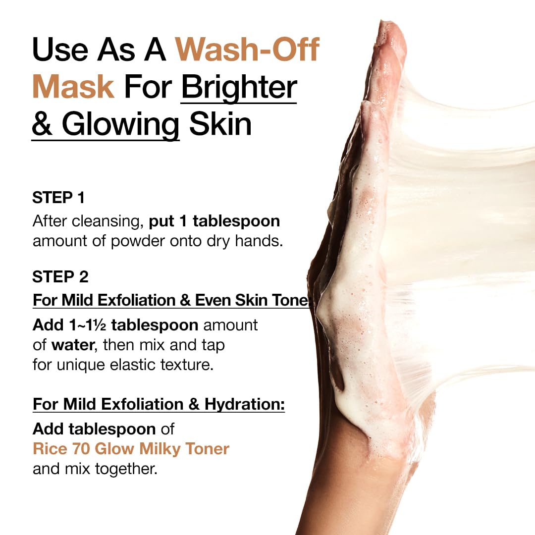 creamy texture with gentle enzymatic exfoliation